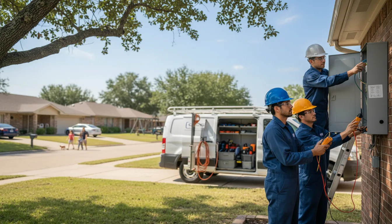 Certified electrician providing emergency electrical services in Marion, LA